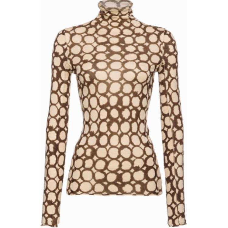 PINKO FW24 Sweater Women's Beige Yellow