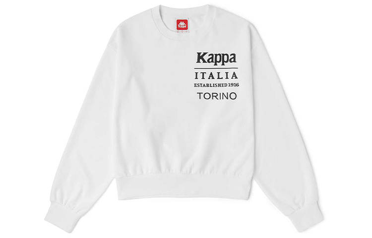 Kappa Crew Neck Loose Fit Sweatshirt Spring Fall Women's
