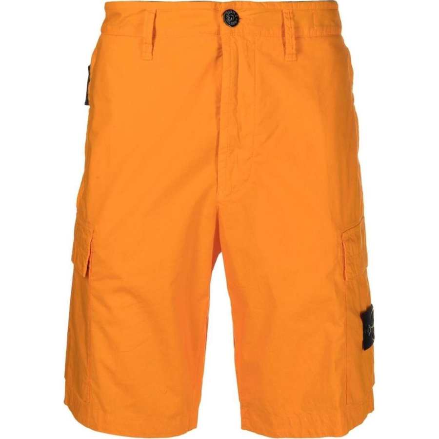 STONE ISLAND Casual Shorts Men's Orange