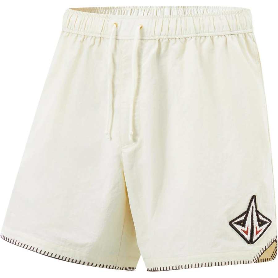 Li-Ning Li Ning Basketball Collection Casual Shorts Men's Ecru