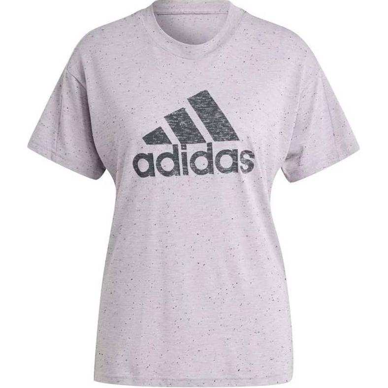 Adidas Adidas Clothing T Shirts Women's Pink Crew Neck