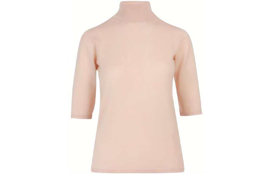 MaxMara MaxMara Cashmere Sweaters Women's Pink Turtleneck Moderate