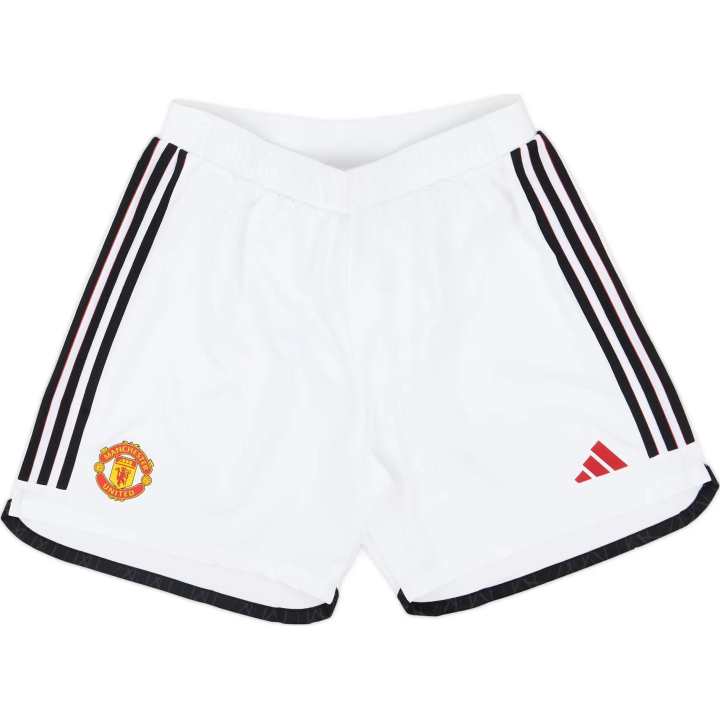 Adidas Adidas Manchester United Authentic Home Shorts Soccer Bottom Unisex White
