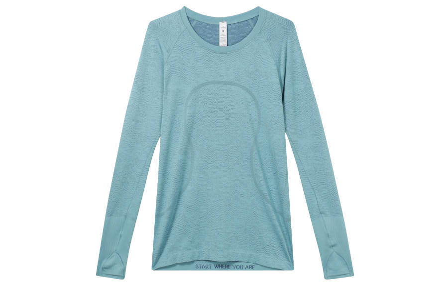 Lululemon Swiftly Tech Set in Sleeve T Shirt Women's Tide Cyan