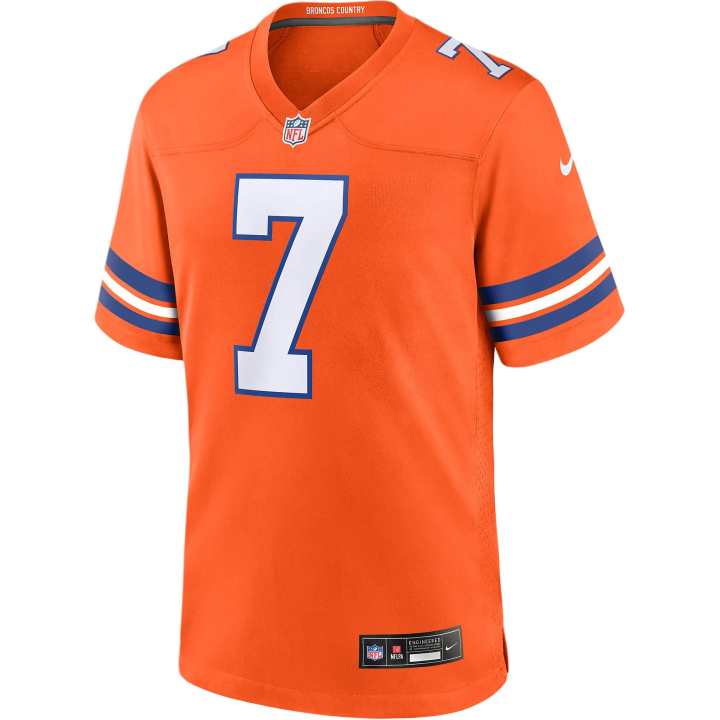 Nike Nike John Elway Denver Broncos Men's Nike Nfl Game Football Jersey