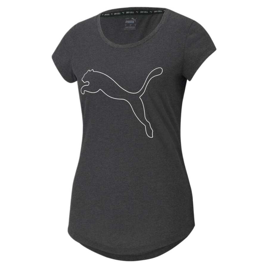 PUMA PERFORMANCEHeather Cat Regular T Shirt Women's Gray