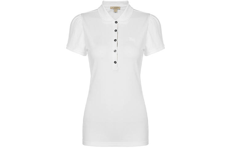 Burberry Pre Owned Puff sleeve Polo Shirt