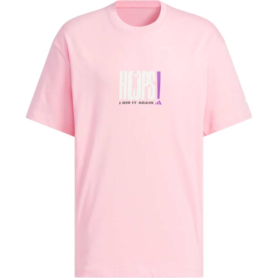 Adidas Adidas BASKETBALL SS25 T Shirt Men's Light Pink