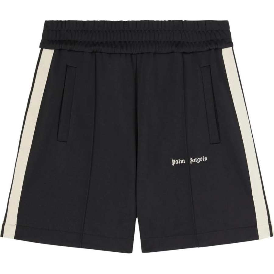 Palm Angels logo-print track shorts