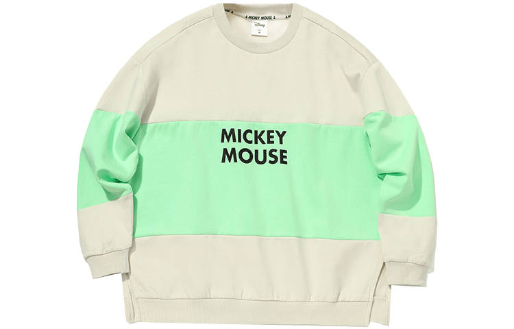 Li-Ning Li Ning X Disney Sweatshirts Women's Pearl White Crew Neck Moderate Regular