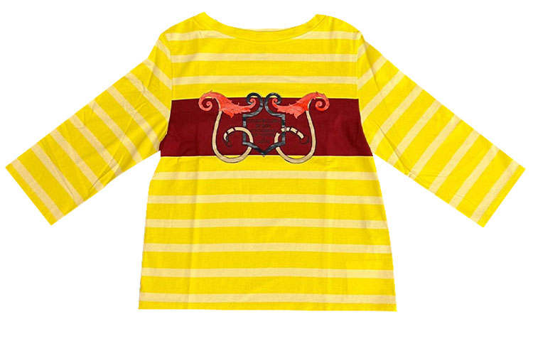 HERMES HERMES 2010s Striped Cotton T shirt