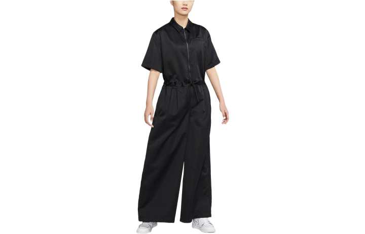 Jordan Jordan Bodysuits Women's Black Lapel Straight Fit