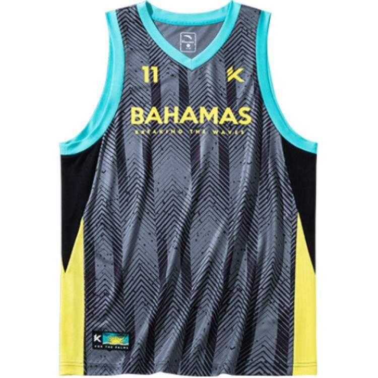 Anta Basketball Collection Basketball Jersey Men's Basic Black
