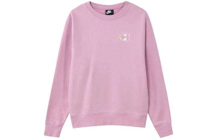 Nike Nike Sweatshirts Women's Pink Crew Neck Moderate Regular
