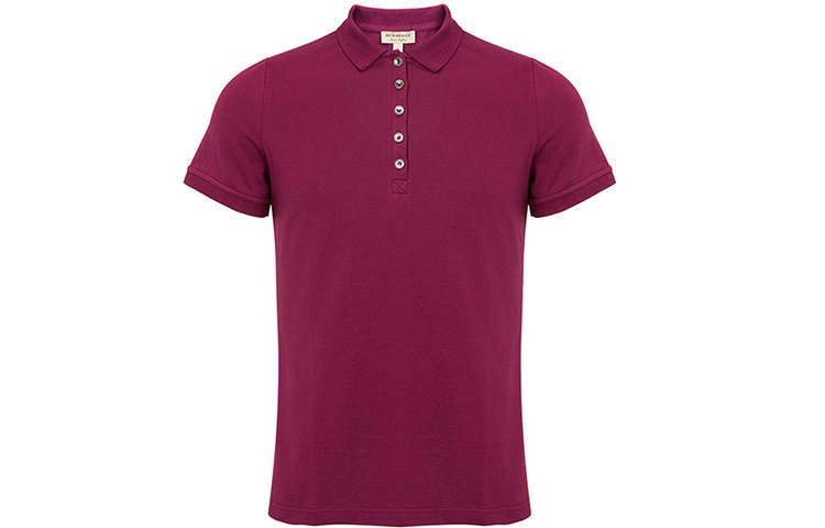 Burberry Polo Shirt Women's Magenta