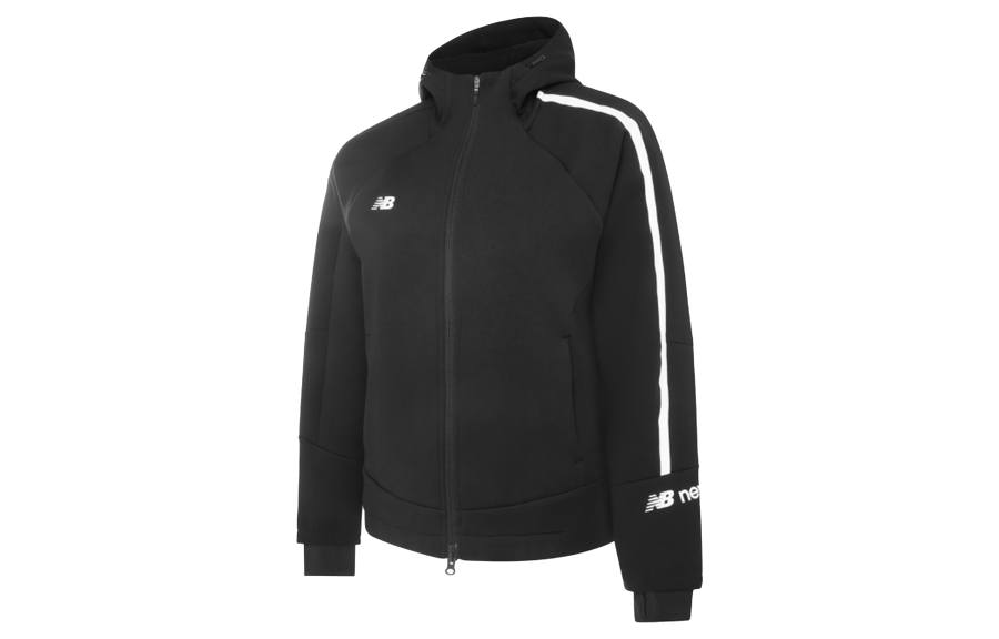 New Balance New Balance Sweatshirts Women's Black Hooded Moderate Cardigan