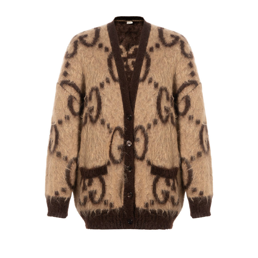 GUCCI Reversible GG-jacquard Cardigan