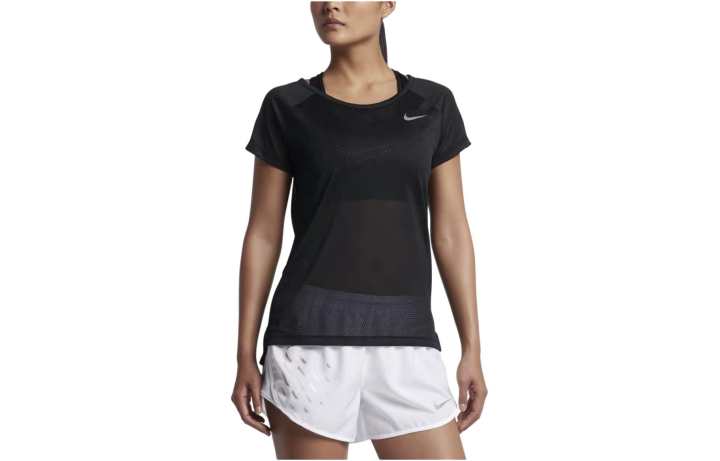 Nike Nike Raglan Sleeve T Shirt Women's Black/Reflective Silver