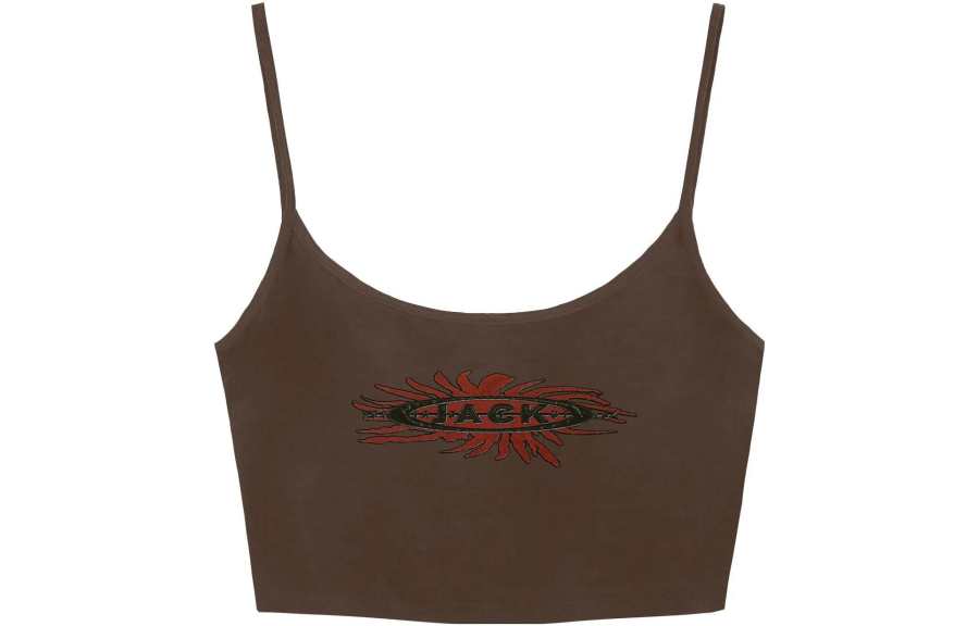 Travis Scott Travis Scott Sunshine Cropped Tank Brown