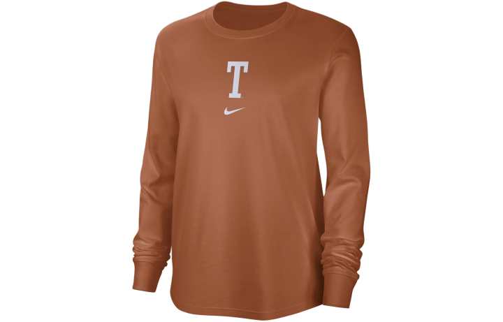 Nike Nike Ruffle Sleeve T Shirt Women's Desert Orange