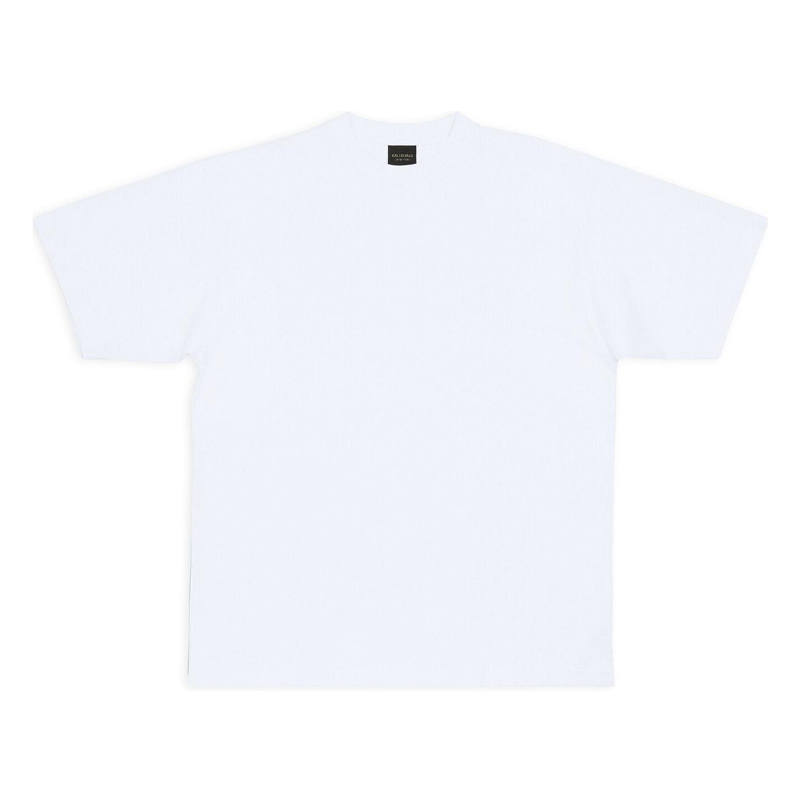 Balenciaga SS23 Drop Shoulder Sleeve T Shirt Women's White