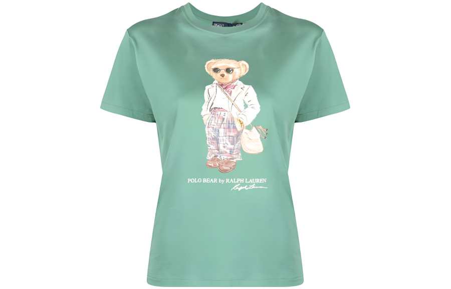 Polo Ralph Lauren Polo Bear T Shirt Women's Green Mixed Shipment