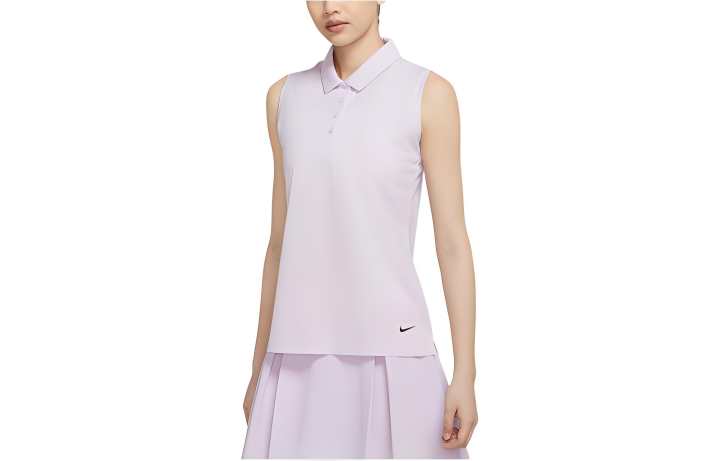Nike Nike Polo Shirts Women's Pink Polo Collar Moderate Straight Fit
