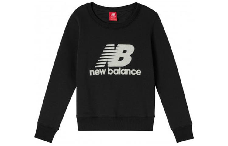 New Balance New Balance Knitted Fabric Athleisure Fleece Lined Sweatshirt Women's Black