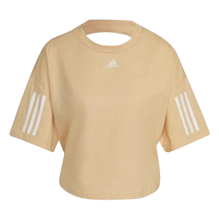 Adidas Adidas Drop Shoulder Sleeve T Shirt Women's Yellow