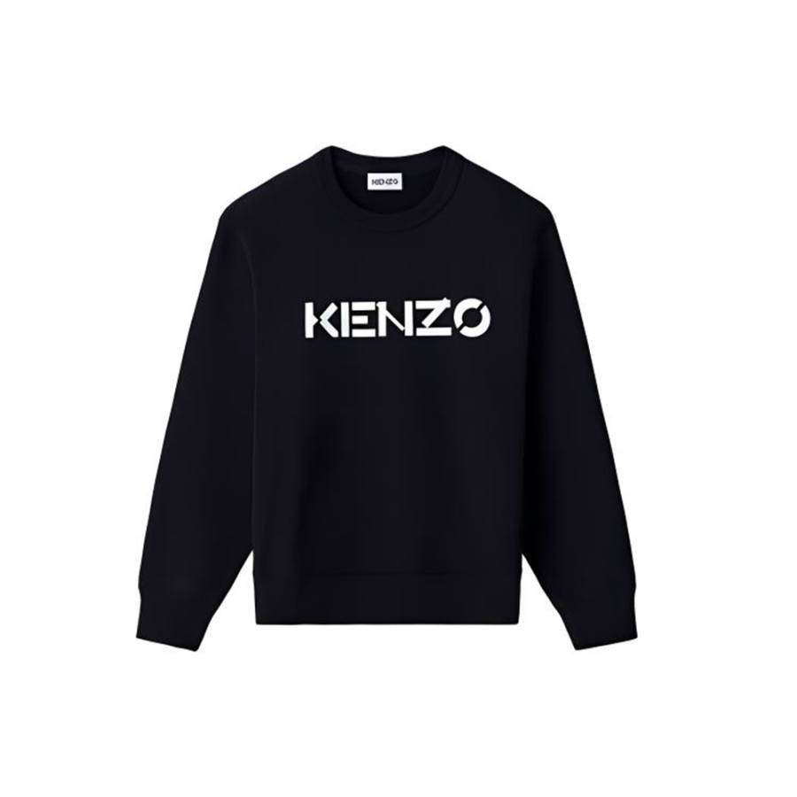 KENZO Sweatshirts Women's Black Crew Neck Moderate Heavyweight