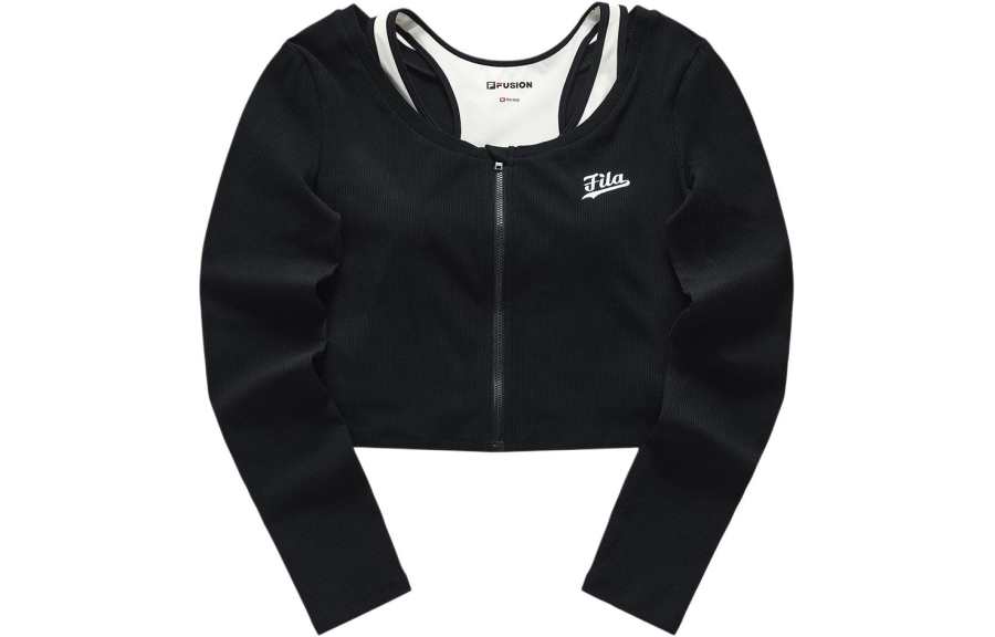 FILA FUSION T Shirt Women's Jet Black
