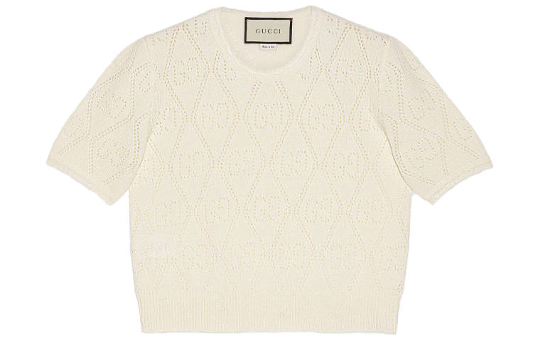 GUCCI SS21 Knitwear Women's Ivory White