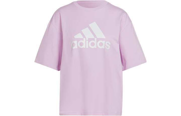 Adidas Adidas Drop Shoulder Sleeve T Shirt Women's Blessing Light Purple
