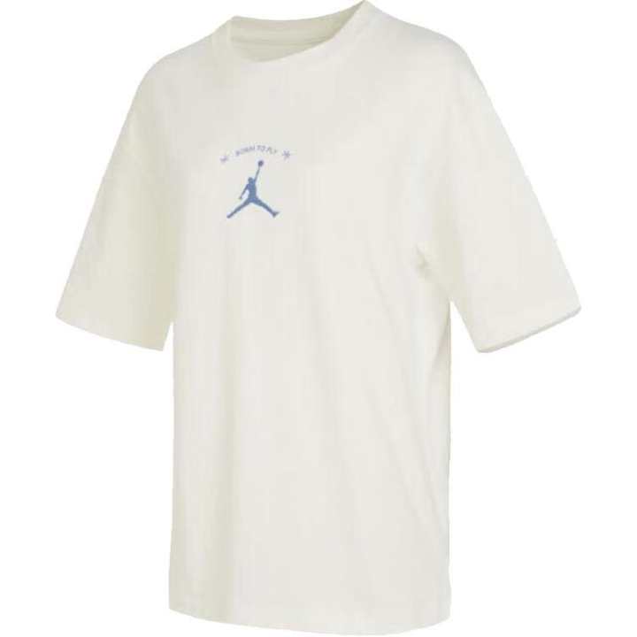 Jordan Jordan AS WJESSEN Drop Shoulder Sleeve T Shirt Women's Beige