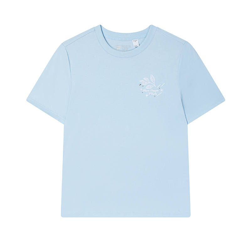FILA T Shirt Women's Glaze Grass Blue