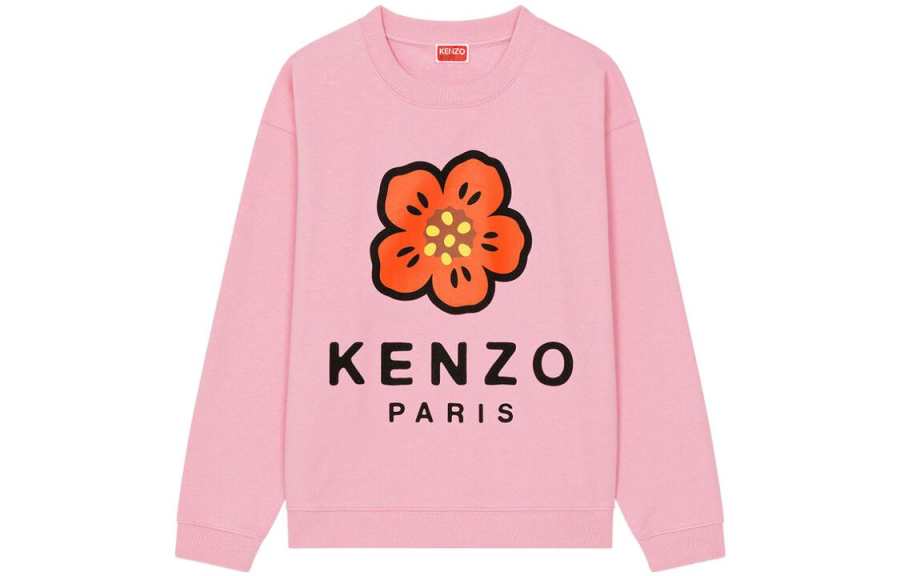 KENZO KENZO Graphic Printed Long-Sleeved Sweatshirt