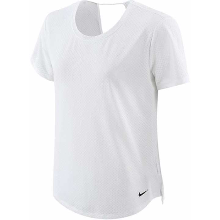 Nike Nike T Shirts Women's White Crew Neck Moderate Straight Fit