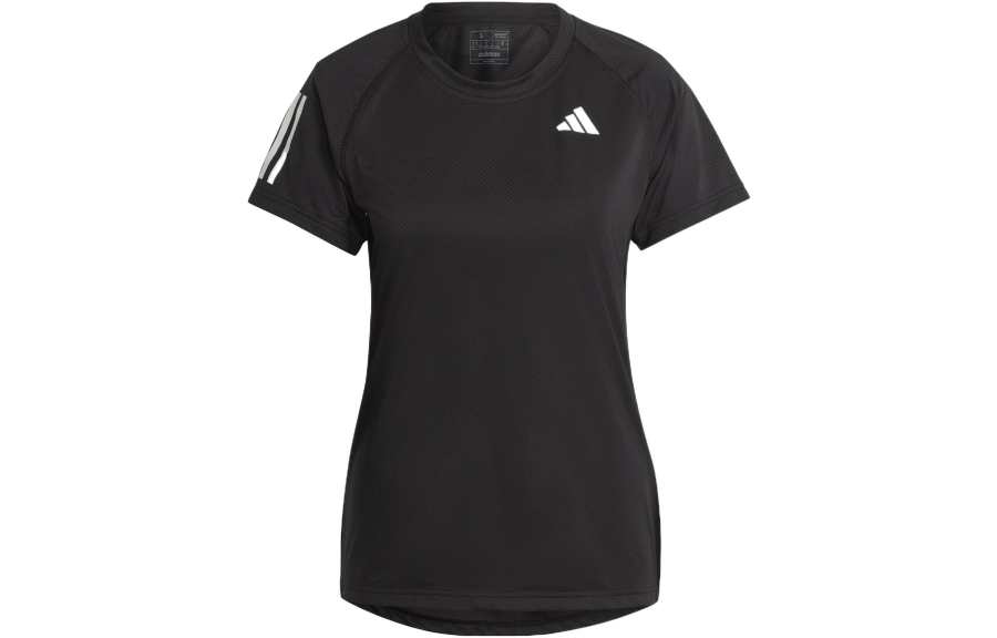 Adidas Adidas T Shirts Women's Black Crew Neck Moderate Straight Fit