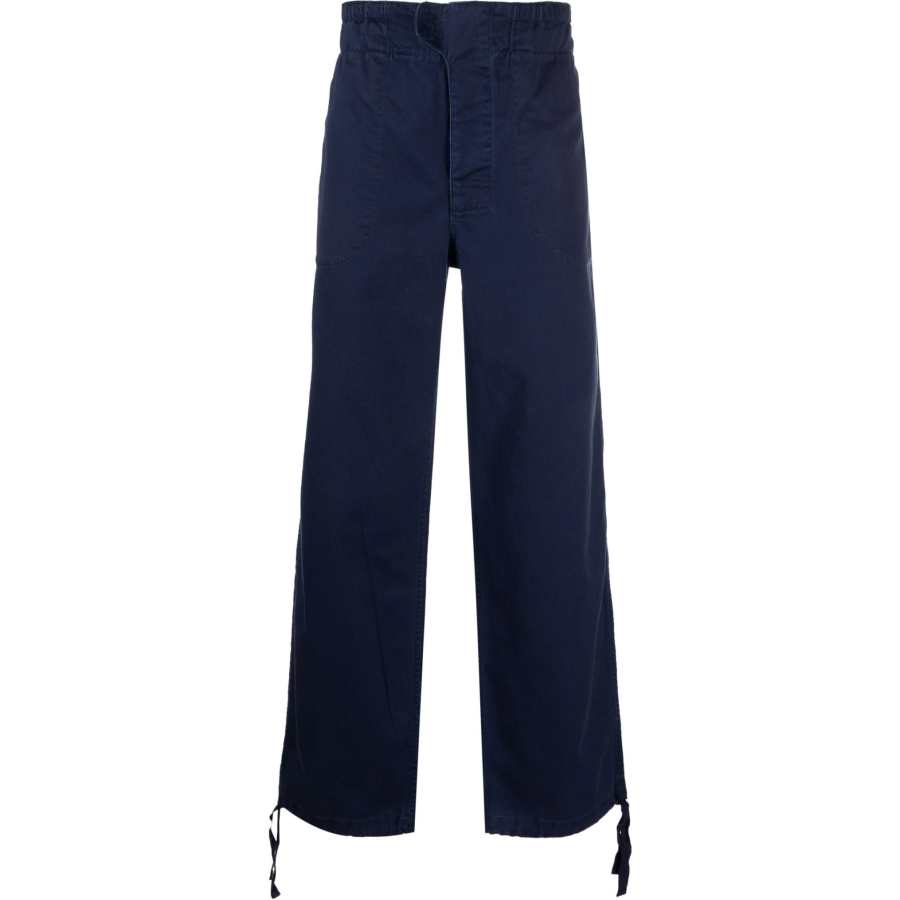 Polo Ralph Lauren logo-patch straight-leg cotton trousers
