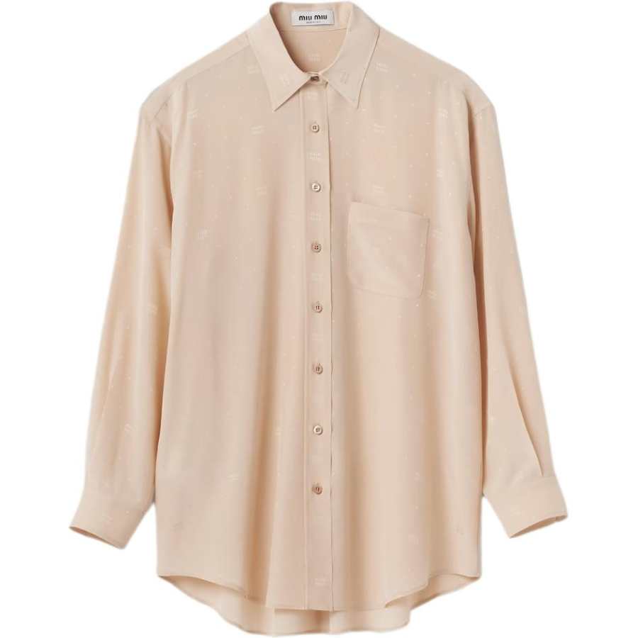 MIU MIU Shirt Women's Light Umber