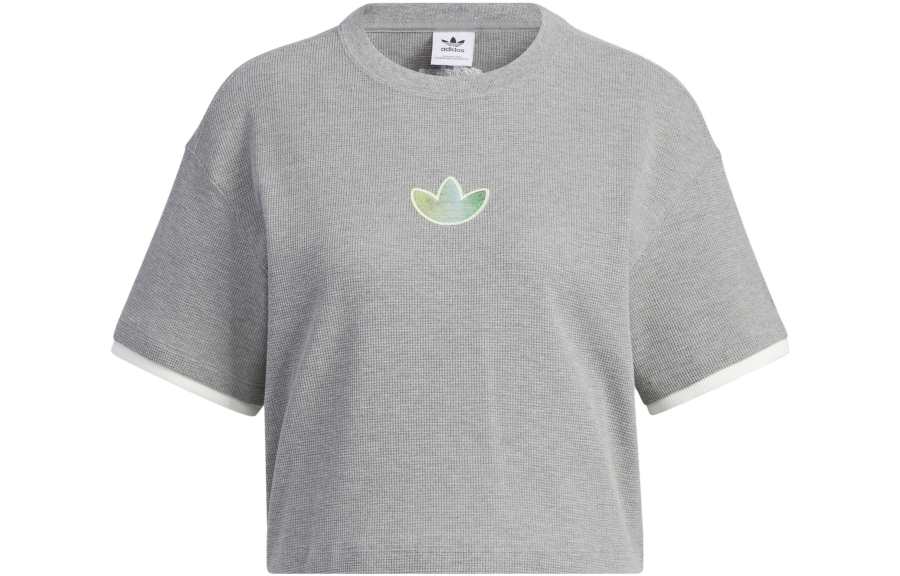 Adidas Originals T Shirt Women's Basic Heather Gray