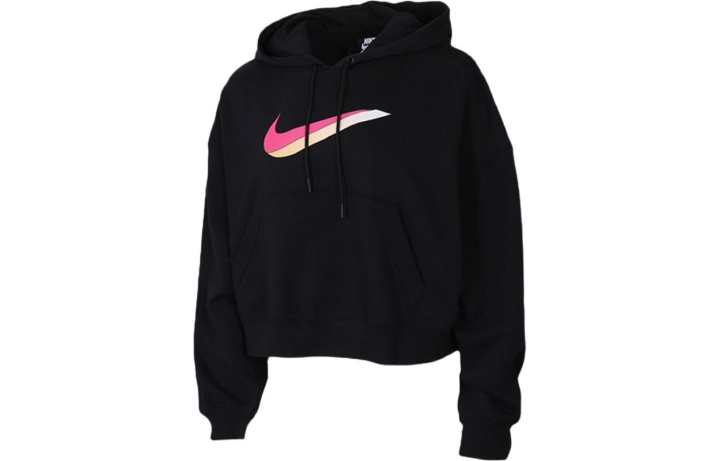 Nike Nike Sweatshirts Women's Black Hooded Moderate Regular