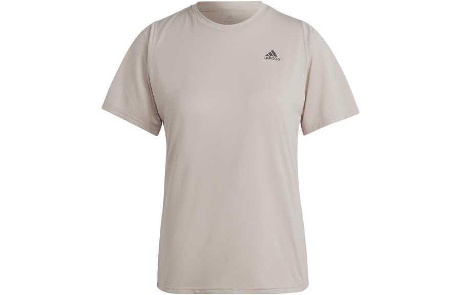 Adidas Adidas T Shirts Women's Gray Crew Neck Moderate Straight Fit