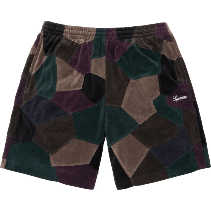 Supreme Supreme Patchwork Velour Short