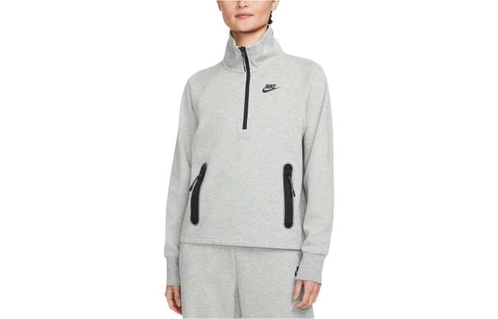 Nike Nike Sweatshirts Women's Gray Half Open Collar Moderate Other