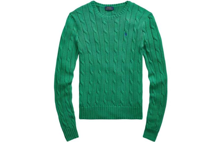 Polo Ralph Lauren cable-knit cotton sweatshirt