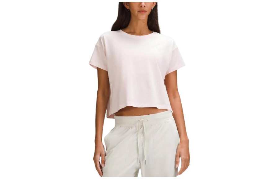 Lululemon T Shirts Women's Crew Neck Moderate Other