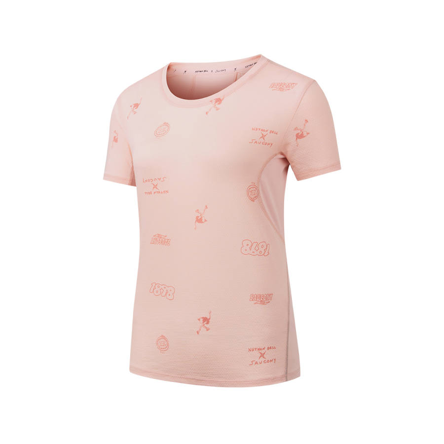 Saucony SS25 T Shirt Women's Pink