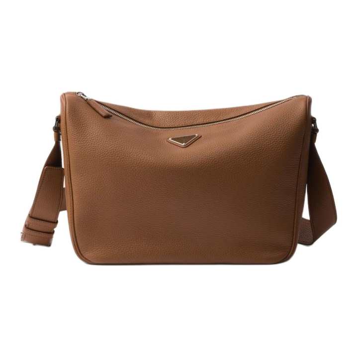 PRADA PRADA Calfskin Shoulder Bag Women's Brandy