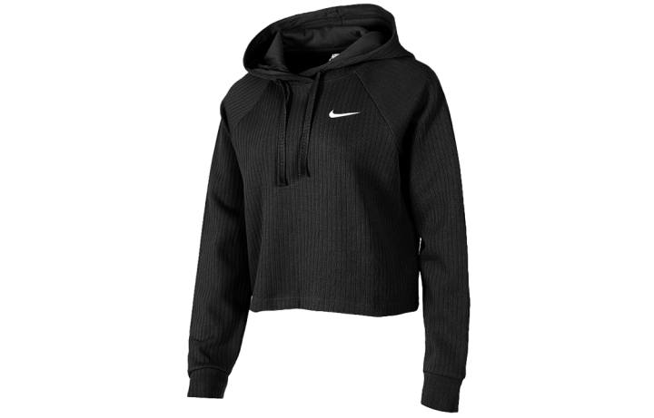 Nike Nike Sweatshirts Women's Black Hooded Moderate Regular